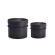 Gift boxes, 1 set - 2 pcs. (17×13 cm, 15×11 cm), black