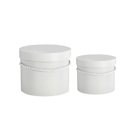 Gift boxes, 1 set - 2 pcs. (17×13 cm, 15×11 cm), white