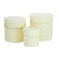 Gift boxes, light beige (ecru) color, 20×20 cm, 17.5×17.5 cm, 12.×12.5 cm, 1 set - 3 pcs.