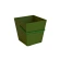 Box, olive green, 15×15× 11 cm