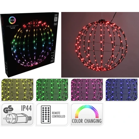 Kalėdinis LED kamuolys, 40 cm