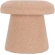 Footstool (soft stool), 43 cm, beige