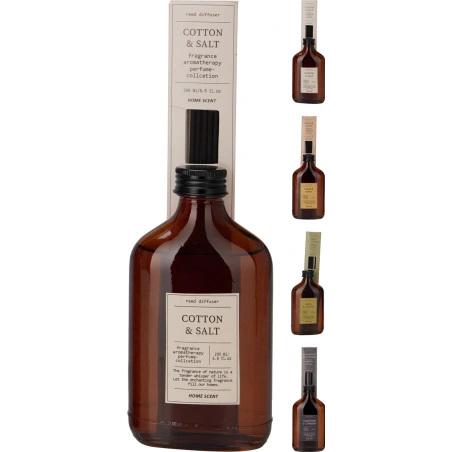 Namų kvapas, 100 ml (bazilikas ir kaktusas, imbieras, agarmedis ir kiparisas, medvilnė ir druska)