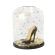 Candle holder for tealight, decorated with a shoe