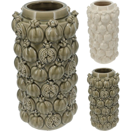 Vase with pomegranates, 34 cm