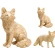 Fox statuette, 16×11×20 cm