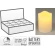 LED candle, 7×9 cm