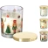 Christmas candle in a glass jar, 10 cm