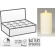 LED candle, 7.5×12.5 cm