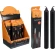 Halloween candle, black color, 1 pack - 2 pcs.