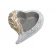 Cement flowerpot heart-shaped, 7×18×22 cm