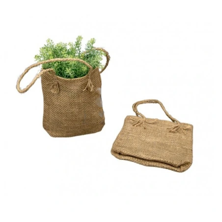 Jute bag, 18 cm