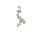 Berry branch, 75 cm, gray