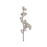 Berry branch, 75 cm, gray