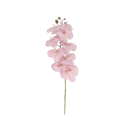 Orchid branch, 100 cm, lilac and gold