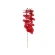 Orchid branch, 100 cm, red and gold colors