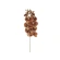 Orchid branch, 100 cm, dark brown and gold