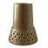 Plastic pot - sinker, 12×25 cm, gold color