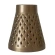 Plastic pot - sinker, 12×25 cm, gold color