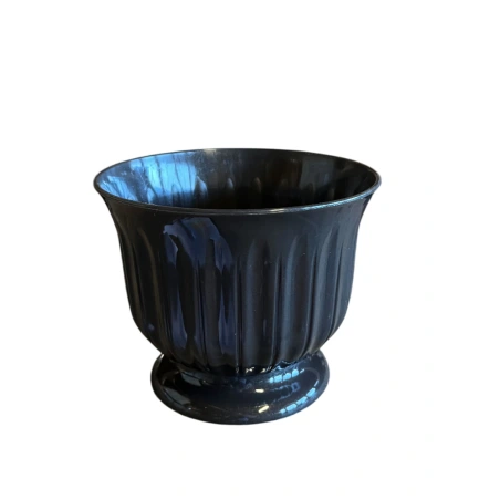 Plastic pot-sink, Ø 16 cm, graphite color