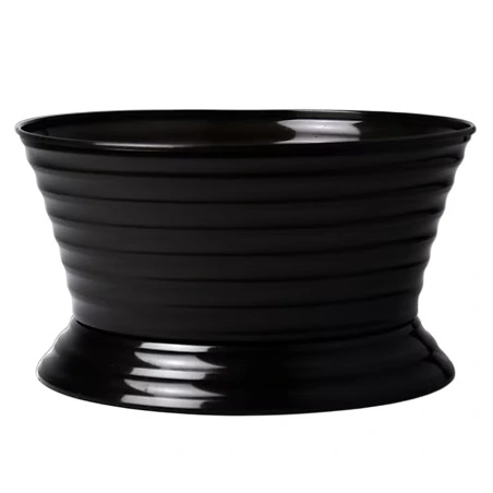 Plastikinis vazonas, 26 cm, juodos spalvos