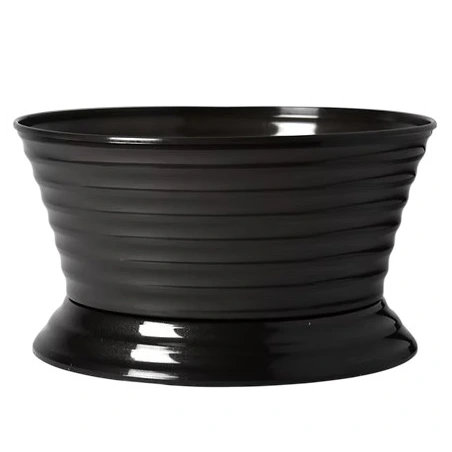 Plastikinis vazonas, 26 cm, grafito spalvos