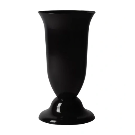 Plastmasas kauss, 21 × 45 cm, melns