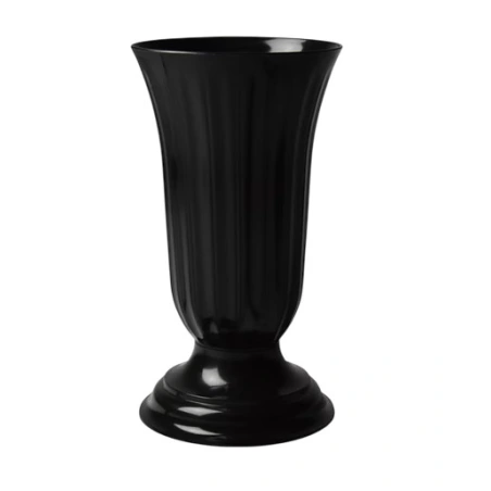 Plastmasas kauss, 28 × 47 cm, melns