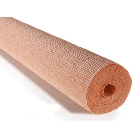 Kreppapīrs, 180 g, 50 × 250 cm, aprikožu krāsā