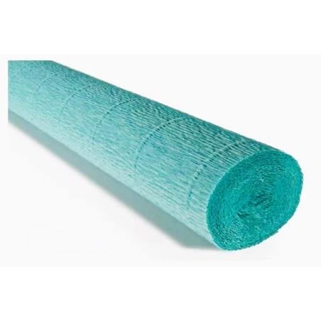 Crepe paper, 180 g, 50×250 cm, teal