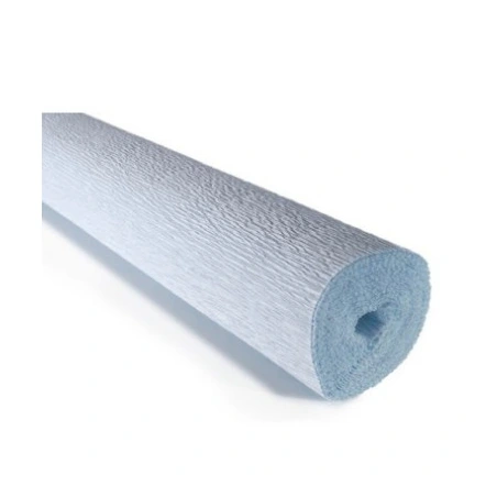 Crepe paper, 180 g, 50 × 250 cm, light blue