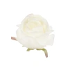 Artificial rose flowers, Ø 8 cm, vanilla color, 1 pack - 12 pcs.