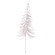 Stick-on Christmas tree, 30 cm, white