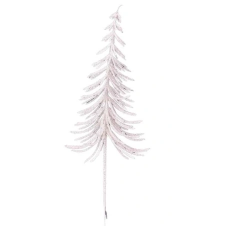 Pielīmējama Ziemassvētku eglīte, 30 cm, balta