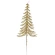 Stick-on Christmas tree, 30 cm, gold color