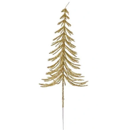 Įsmeigiama eglė, 30 cm, auksinės spalvos
