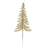 Stick-on Christmas tree, 30 cm, gold color
