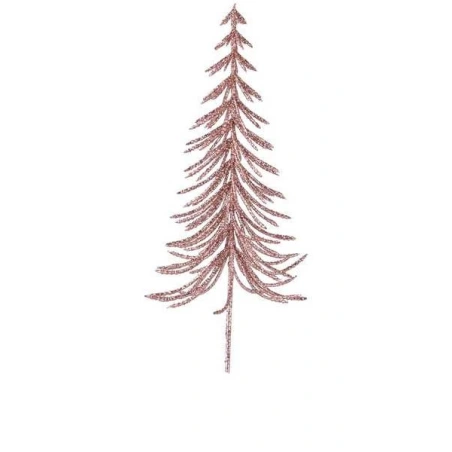 Pielīmējamā Ziemassvētku eglīte, 30 cm, rožzelta krāsā
