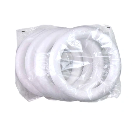 Polystyrene rings, 21 cm, 1 pack - 4 pcs.