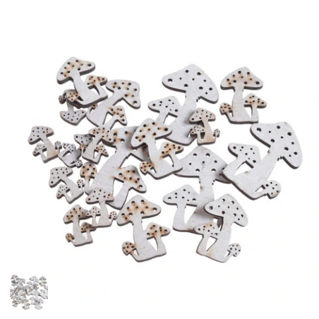 Mediniai grybai, 3-7 cm, 1 pak. - 18 vnt.