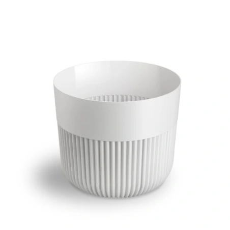 Flowerpot "Alia", white, 11×9.5 cm
