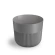 Flowerpot "Alia", dark gray, 11×9.5 cm