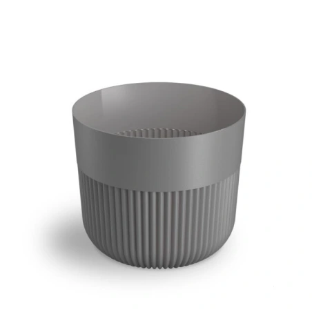 Flowerpot "Alia", dark gray, 11×9.5 cm