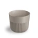 Flowerpot "Alia", dark beige, 15×12.8 cm