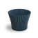 Flowerpot "Lotus", dark blue, 19×16.3 cm