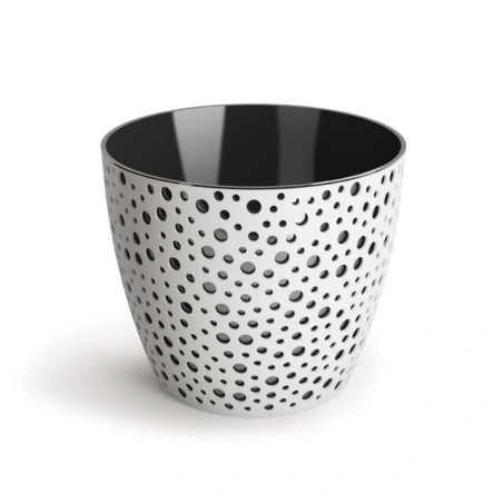 Puķupods "Vero", melns, 19 × 16,3 cm