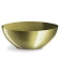 Flowerpot "Owal", gold color, 30×14 cm