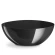 Flowerpot "Owal", black, 30×14 cm