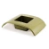Plastic flowerpot "Ikebana", gold color, 19.2×13.4 cm