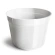 Plastic pot "Pasek", white, 30×24 cm